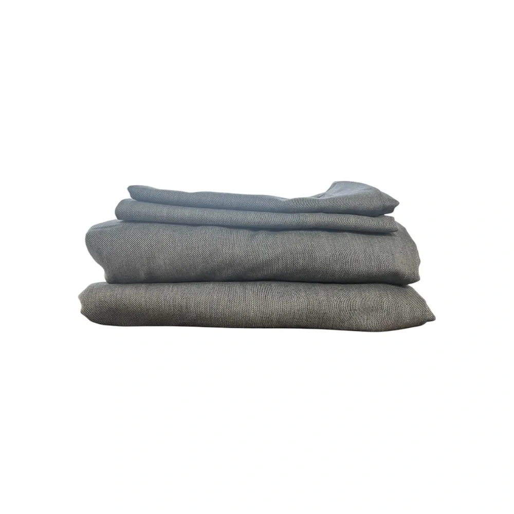 Tommy Bahama King Sheet Set NWOT-Fitted, Flat, 2 Pillowcases/Blue Gray